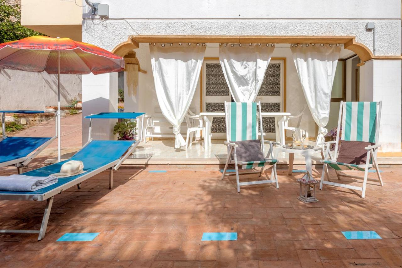 Casa In Villa A Mondello-700M Dal Mare Palermo Bagian luar foto